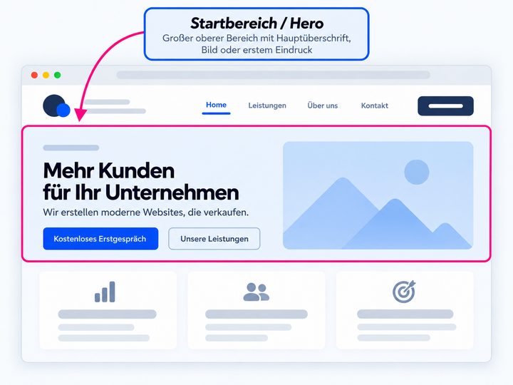 Startbereich / Hero